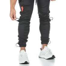 Load image into Gallery viewer, 0219. Coolever™ Double Cinch Cargo Jogger - Black