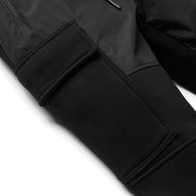 Load image into Gallery viewer, 0217. Hipora® RainPlus™ Cargo Snap Button Jogger - Black