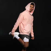 Load image into Gallery viewer, 0234. Garment-Dyed Reverse Knit Hoodie - Faded Pink