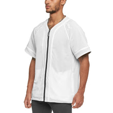 Load image into Gallery viewer, 0296. Reversible Heavyweight Baseball Jersey - Black/White